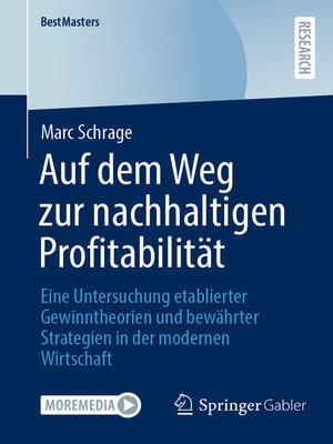 cover image of Auf dem Weg zur nachhaltigen Profitabilität